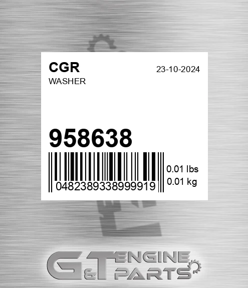 958638 Washer