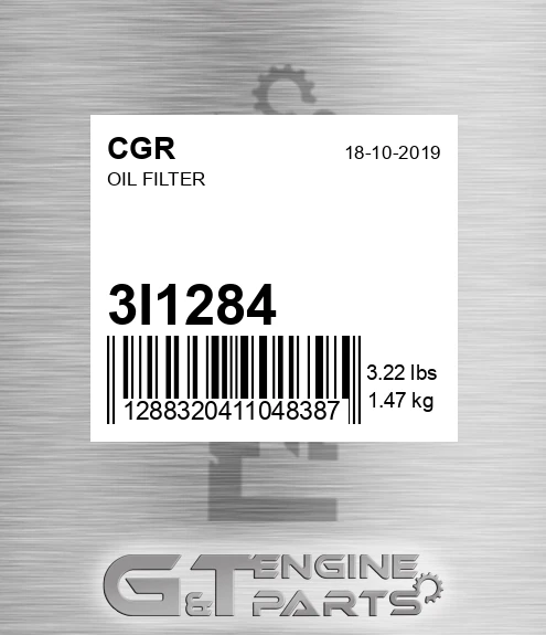 3I1284 CGR Oil Filter