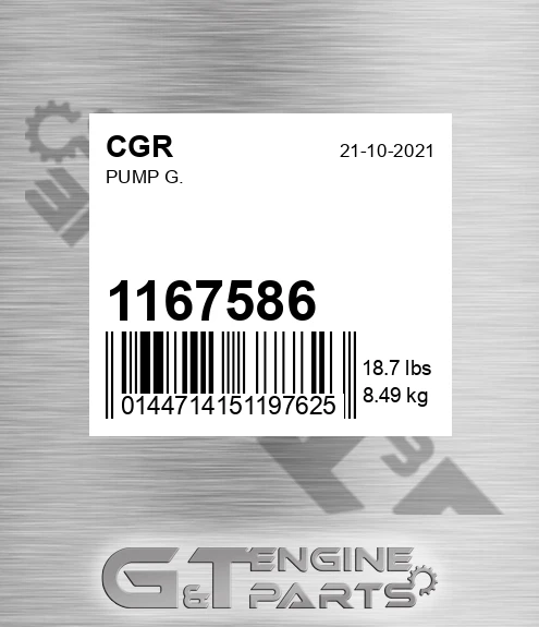1167586 Pump G.