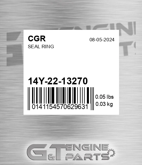 14Y-22-13270 Seal Ring