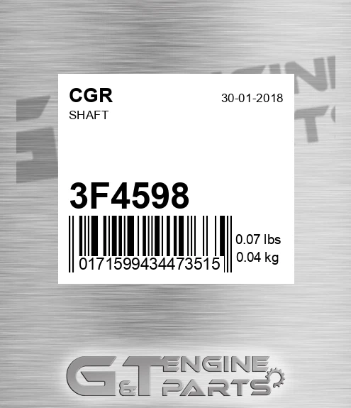 3F4598 Shaft
