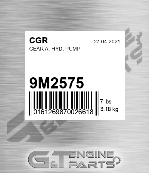 9M2575 Gear A.-hyd. Pump