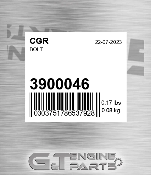 3900046 Bolt