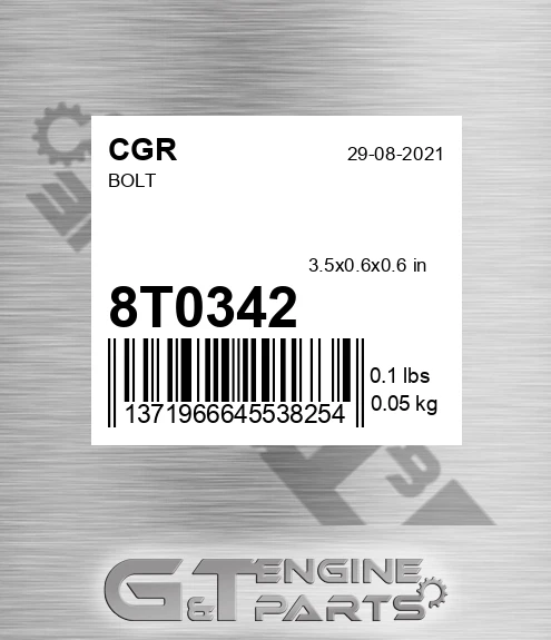 8T0342 Bolt