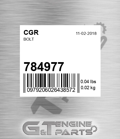 784977 Bolt