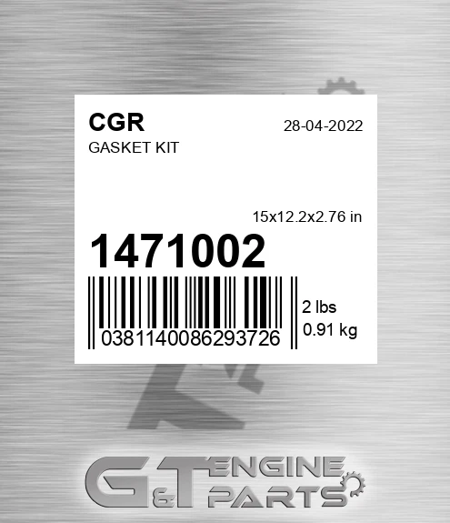 1471002 Gasket Kit