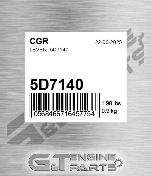 5D7140 Lever -