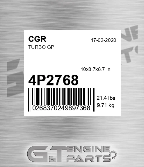 4P2768 Turbo Gp