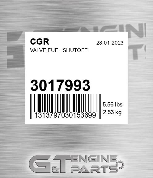 3017993 Valve,fuel Shutoff