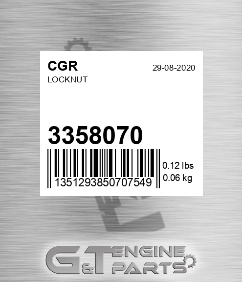 3358070 Locknut