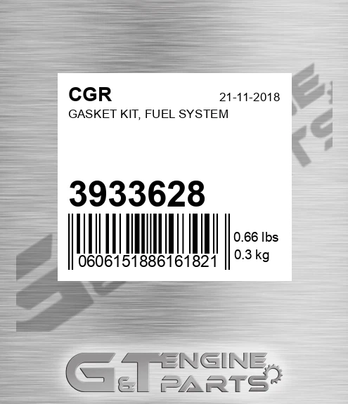3933628 Gasket Kit, Fuel System