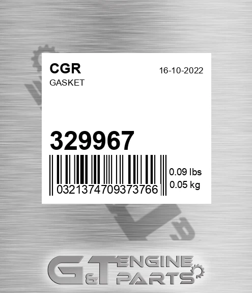 329967 Gasket
