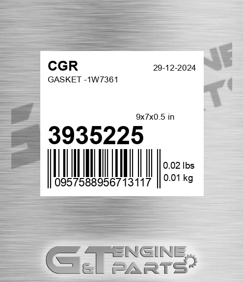 3935225 Gasket -1w7361