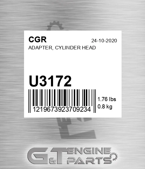 U3172 Adapter, Cylinder Head