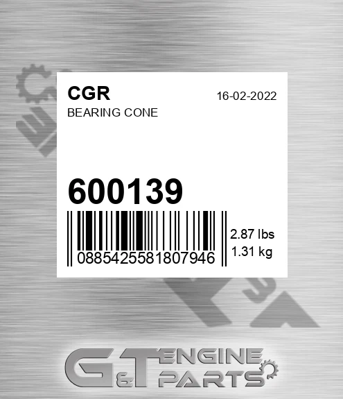 600139 Bearing Cone