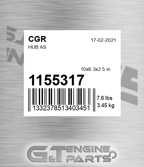 1155317 Hub As for CGR