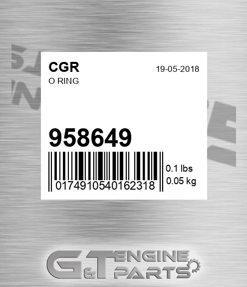 958649 O Ring