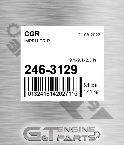 246-3129 Impeller-p for CGR