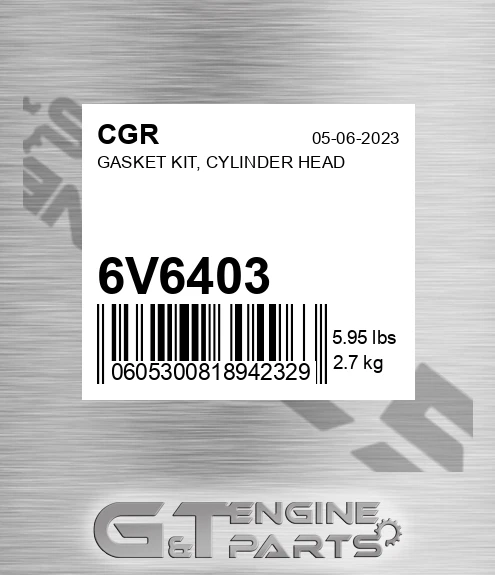 6V6403 Gasket Kit, Cylinder Head