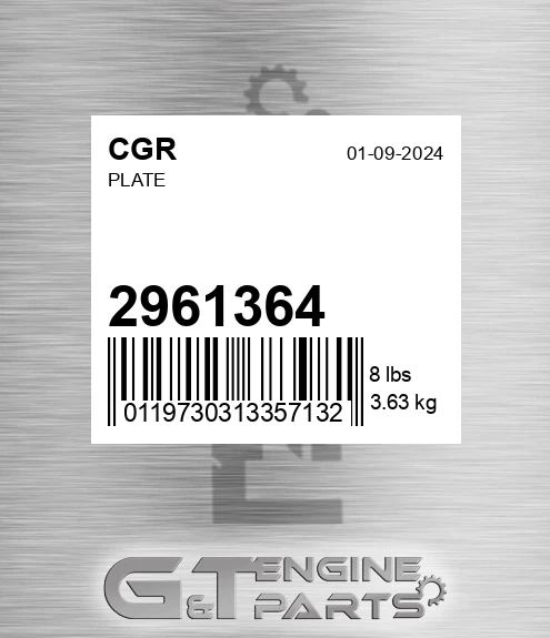2961364 Plate