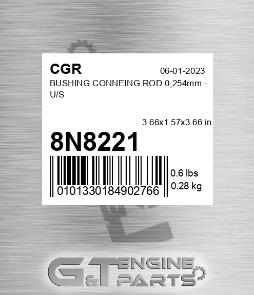 8N8221 Bushing Conneing Rod 0,254mm - U/s