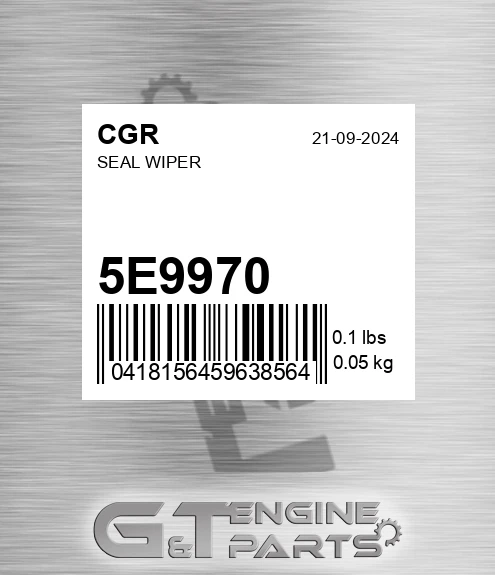 5E9970 Seal Wiper
