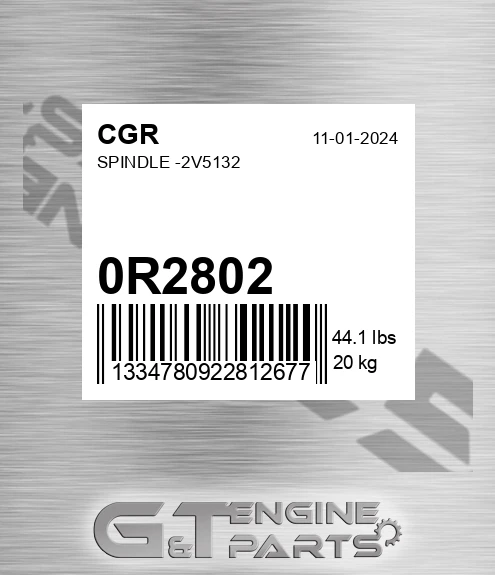 0R2802 Spindle -2v5132