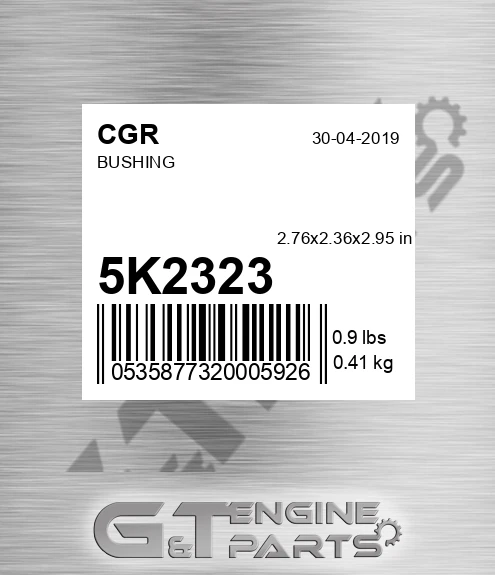 5K2323 CGR Bushing
