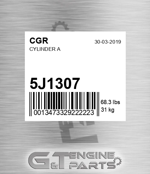 5J1307 Cylinder A