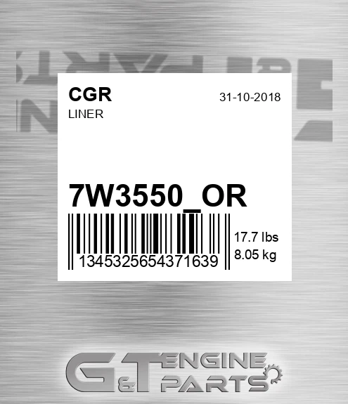 7W3550_OR Liner