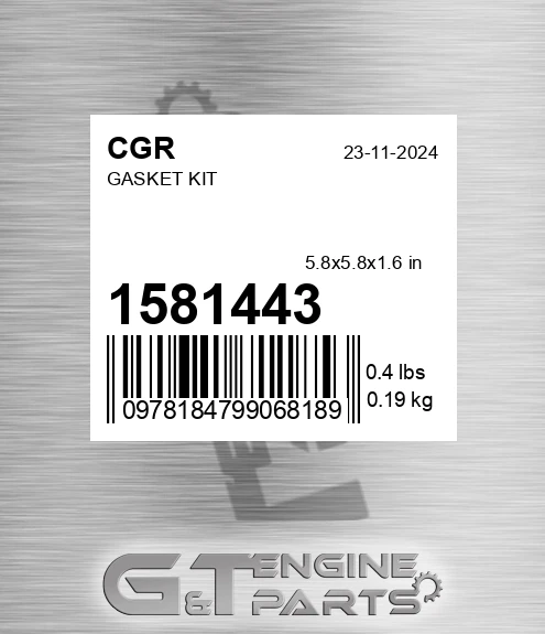 1581443 Gasket Kit