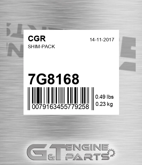 7G8168 Shim-pack