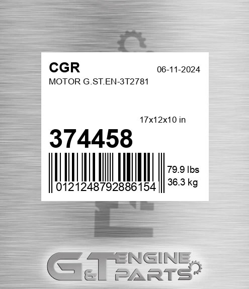 374458 Motor G.st.en-3t2781