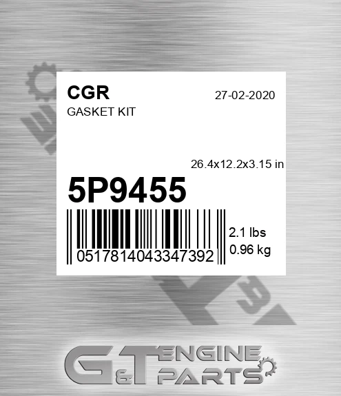 5P9455 Gasket Kit
