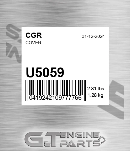 U5059 CGR Cover