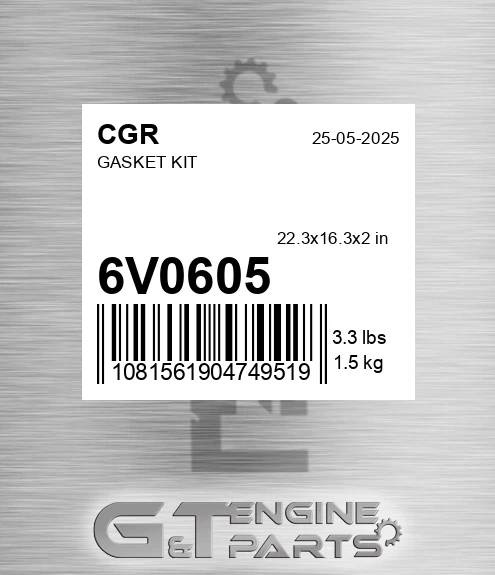 6V0605 Gasket Kit