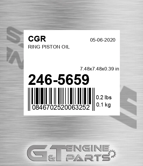 246-5659 Ring Piston Oil