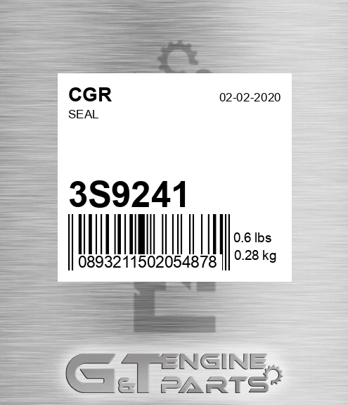 3S9241 CGR Seal
