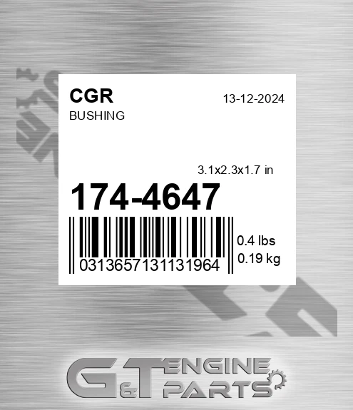 174-4647 CGR Bushing