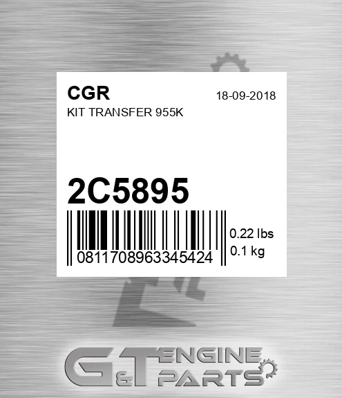 2C5895 Kit Transfer 955k