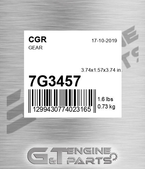 7G3457 CGR Gear
