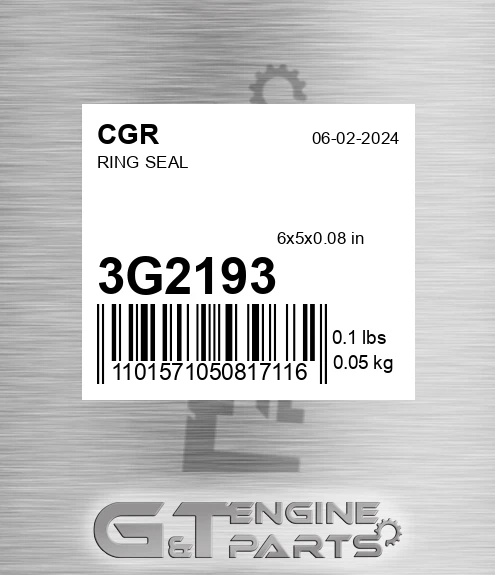 3G2193 CGR Ring Seal