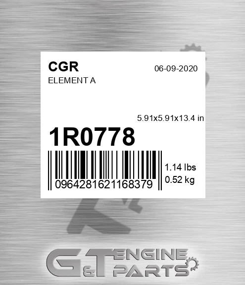 1R0778 CGR Element A