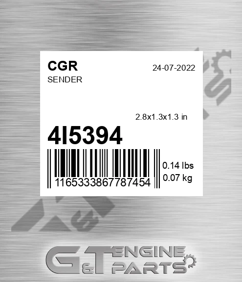 4I5394 Sender for CGR