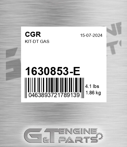 1630853-E Kit-dt Gas
