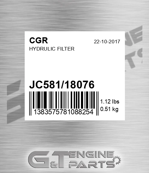 JC581/18076 Hydrulic Filter