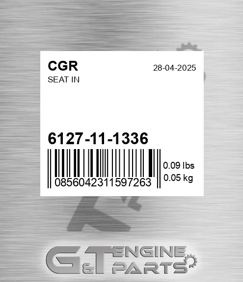 6127-11-1336 Seat In for CGR