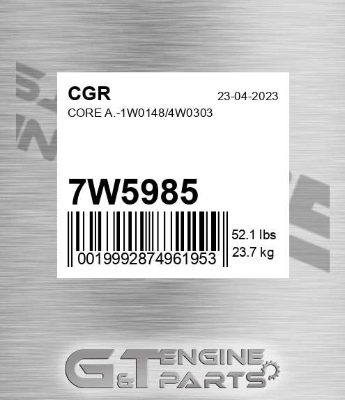 7W5985 Core A.-1w0148/4w0303 for CGR