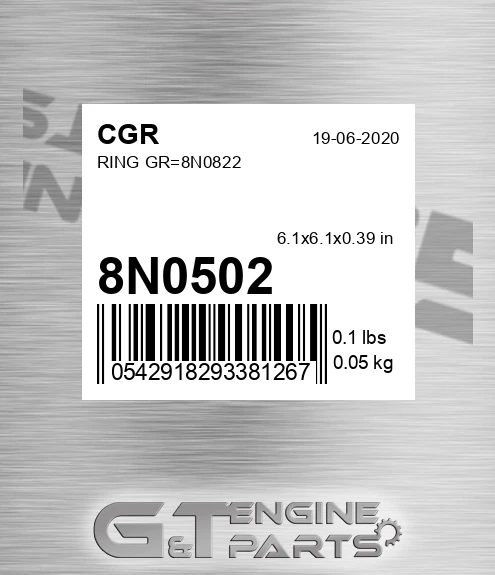 8N0502 Ring Gr=8n0822