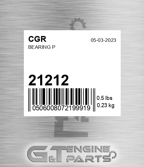 21212 Bearing P